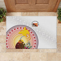 Hapi De Bilong Indipendens Papua New Guinea Rubber Doormat PNG Lime Pot