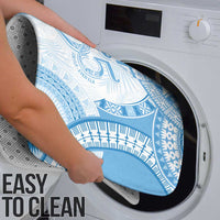 Bula Fiji Day 55th Anniversary Masi Tapa Bathroom Set Emerald Jubilee - Turquoise - Polynesian Pride