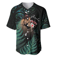 Maori Hongi Valentine Baseball Jersey Aroha Ahau Ki A Koe