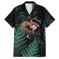 Maori Hongi Valentine Hawaiian Shirt Aroha Ahau Ki A Koe LT7 Emerald - Polynesian Pride
