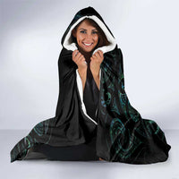 Maori Hongi Valentine Hooded Blanket Aroha Ahau Ki A Koe LT7 - Polynesian Pride