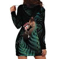 Maori Hongi Valentine Hoodie Dress Aroha Ahau Ki A Koe LT7 - Polynesian Pride