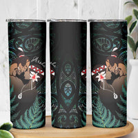 Maori Hongi Valentine Skinny Tumbler Aroha Ahau Ki A Koe