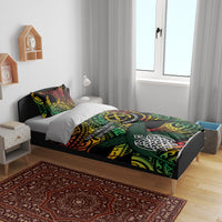 Vanuatu Indipendens Dei Bedding Set Mix Traditional Sand Drawing LT7 - Polynesian Pride