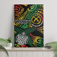 Vanuatu Indipendens Dei Canvas Wall Art Mix Traditional Sand Drawing LT7 - Polynesian Pride