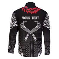Personalized Talofa Samoa Family Matching Puletasi and Hawaiian Shirt Ulafala With Toa Nifo'oti - Black
