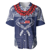 Personalized Talofa Samoa Baseball Jersey Ulafala With Toa Nifo'oti - Blue