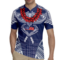 Personalized Talofa Samoa Rugby Jersey Ulafala With Toa Nifo'oti - Blue