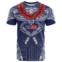 Personalized Talofa Samoa T Shirt Ulafala With Toa Nifo'oti - Blue