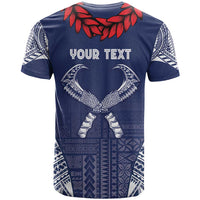 Personalized Talofa Samoa T Shirt Ulafala With Toa Nifo'oti - Blue