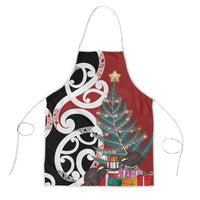 New Zealand Silver Fern Christmas Tree Apron Meri Kirihimete - Polynesian Pride