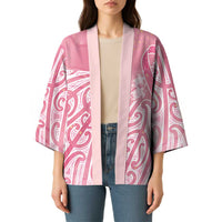 Breast Cancer Awareness Maori Kimono Kia Kaha Kia Maia Kia Manawanui - Polynesian Pride