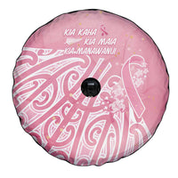 Breast Cancer Awareness Maori Spare Tire Cover Kia Kaha Kia Maia Kia Manawanui - Polynesian Pride