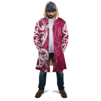 Breast Cancer Awareness Maori Cloak Koru Kowhaiwhai - Polynesian Pride
