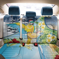 Funny Tropical Christmas Back Car Seat Cover Tis The Season To Get Tipsy