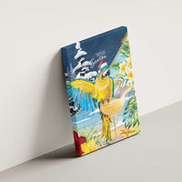 Funny Tropical Christmas Canvas Wall Art Tis The Season To Get Tipsy LT7 - Polynesian Pride