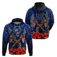 Anzac Hoodie Australia Aboriginal Mix New Zealand Slouch Hats LT7 - Polynesian Pride