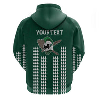 Hawaii Rainbow Warriors Personalized Zip Hoodie Kakau Ikakai Laau Pama