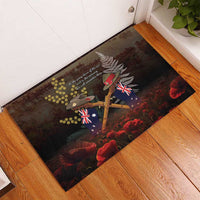 Australia - New Zealand ANZAC Rubber Doormat Gallipoli ANZAC Cove Landing LT7 - Polynesian Pride