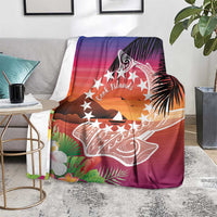 Kia Orana Cook Islands Blanket Sunset Dream LT7 - Polynesian Pride