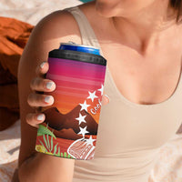 Kia Orana Cook Islands 4 in 1 Can Cooler Tumbler Sunset Dream LT7 - Polynesian Pride