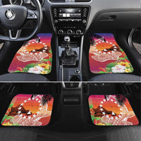 Kia Orana Cook Islands Car Mats Sunset Dream LT7 Set 4pcs Art - Polynesian Pride