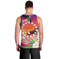 Kia Orana Cook Islands Men Tank Top Sunset Dream LT7 - Polynesian Pride