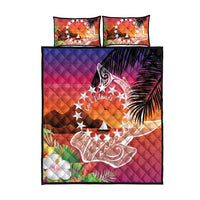 Kia Orana Cook Islands Quilt Bed Set Sunset Dream LT7 - Polynesian Pride
