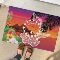 Kia Orana Cook Islands Rubber Doormat Sunset Dream LT7 - Polynesian Pride