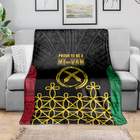 Vanuatu Indipendens Dei Blanket Tribal Sand Drawing LT7 - Polynesian Pride