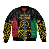 Vanuatu Indipendens Dei Bomber Jacket Tribal Sand Drawing LT7 Unisex Colorful - Polynesian Pride