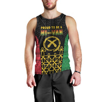 Vanuatu Indipendens Dei Men Tank Top Tribal Sand Drawing LT7 - Polynesian Pride