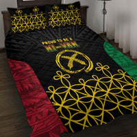 Vanuatu Indipendens Dei Quilt Bed Set Tribal Sand Drawing LT7 Colorful - Polynesian Pride