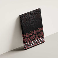 Maori Taniko Patterns Canvas Wall Art Brown Niho Taniwha Mix Paatiki Motifs LT7 - Polynesian Pride