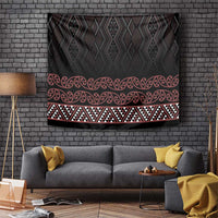Maori Taniko Patterns Tapestry Brown Niho Taniwha Mix Paatiki Motifs