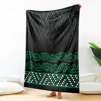 Maori Taniko Patterns Blanket Pounamu Niho Taniwha Mix Paatiki Motifs LT7 - Polynesian Pride