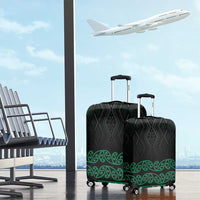 Maori Taniko Patterns Luggage Cover Pounamu Niho Taniwha Mix Paatiki Motifs