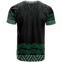 Maori Taniko Patterns T Shirt Pounamu Niho Taniwha Mix Paatiki Motifs LT7 - Polynesian Pride