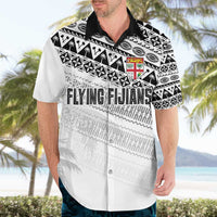 Fiji Rugby Custom Kaiviti Masi Hawaiian Shirt Black - Polynesian Pride