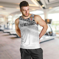 Fiji Rugby Custom Kaiviti Masi Men Tank Top Black - Polynesian Pride