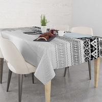 Fiji Rugby Custom Kaiviti Masi Tablecloth Black - Polynesian Pride