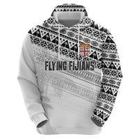 Fiji Rugby Custom Kaiviti Masi Zip Hoodie Black LT7 - Polynesian Pride