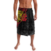 Papua New Guinea 49th Independence Day Lavalava Motuan Revareva Bird-of-Paradise LT7 Black - Polynesian Pride