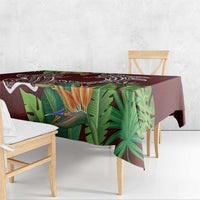 Polynesia Tablecloth Sharks Duo Tropical Oxblood LT7 - Polynesian Pride