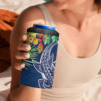 Polynesia 4 in 1 Can Cooler Tumbler Sharks Duo Tropical Navy LT7 - Polynesian Pride