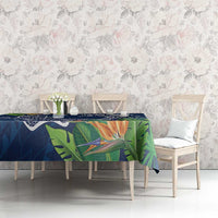 Polynesia Tablecloth Sharks Duo Tropical Navy LT7 - Polynesian Pride