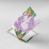Polynesia Canvas Wall Art Sharks Duo Tropical Lavender LT7 With Frame Lavender - Polynesian Pride