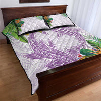 Polynesia Quilt Bed Set Sharks Duo Tropical Lavender LT7 - Polynesian Pride