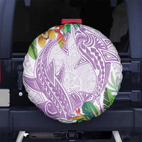 Polynesia Spare Tire Cover Sharks Duo Tropical Lavender LT7 - Polynesian Pride