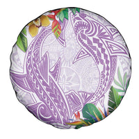 Polynesia Spare Tire Cover Sharks Duo Tropical Lavender LT7 - Polynesian Pride